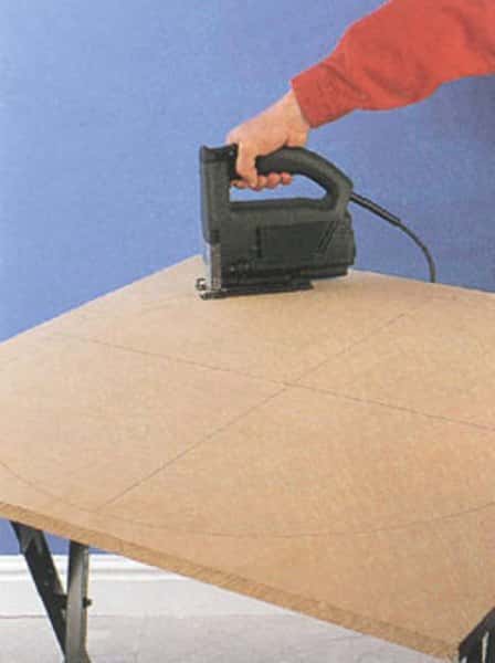 Расчерчиваем материал