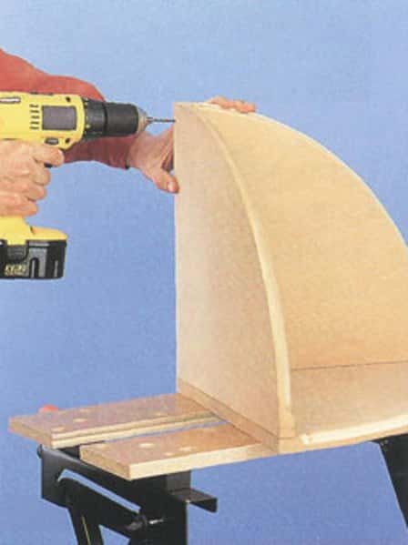 Все детали полки одгоняются